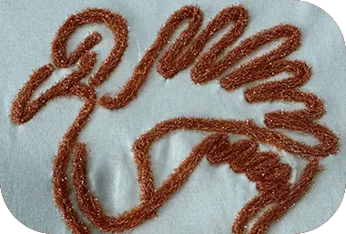 Rope Stitched Embroidery