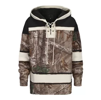 Men's Camo Print Fleece Hoodie