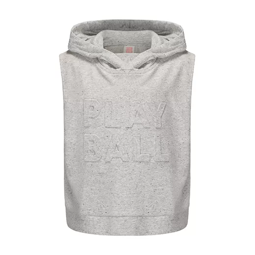 Youth Embossed Logo Sleeveless Pull-over Hoodie